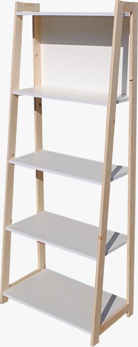 ETAGERE 4 NIVEAUX BOIS MASSIF:63X33X H 158 CM