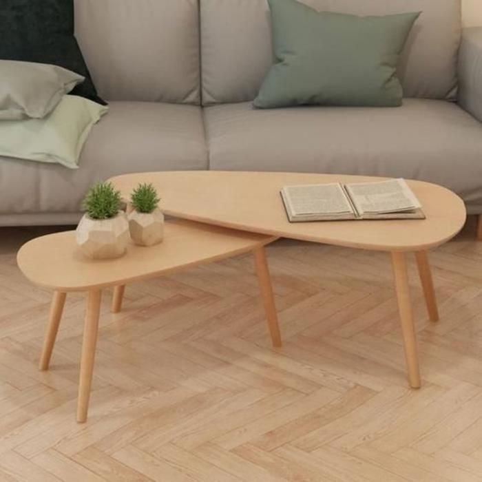 SET2TABLES GIGO DRAG 96X53X43/68X40X40 BOIS