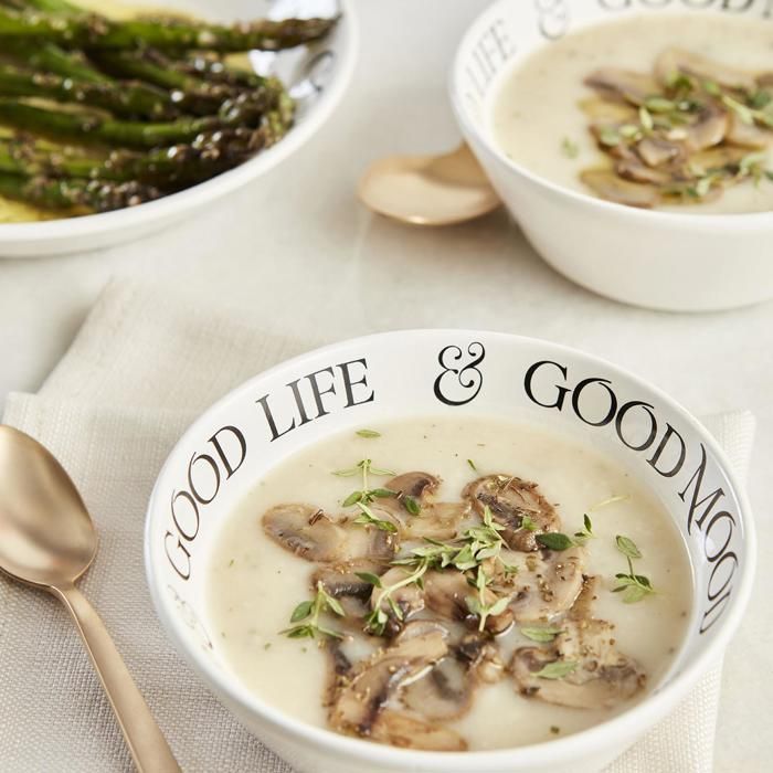 Bol à soupe en céramique Motto Blanc (15 cm)