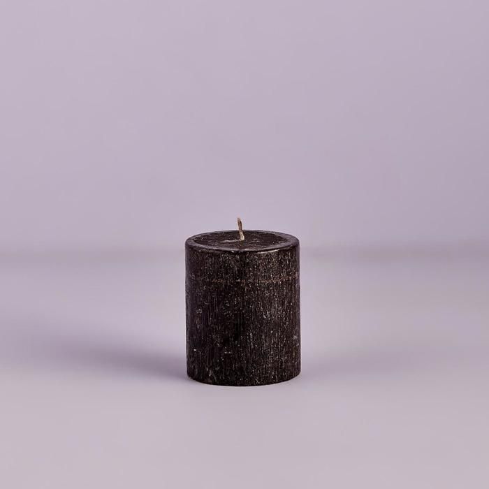 Bougie Bloc Anthracite (7x8 cm)