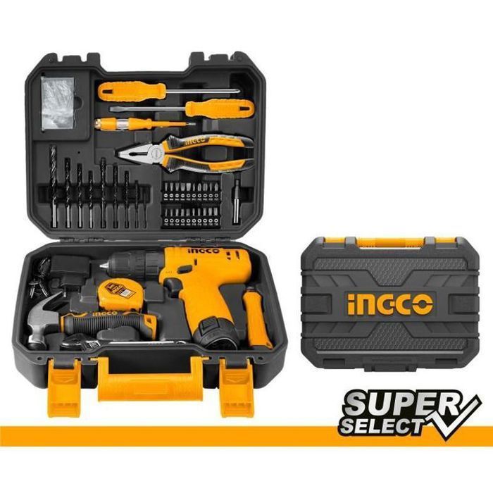 Coffret visseuse 12V + 81outils/accessoires SS