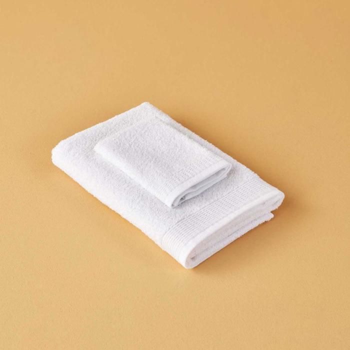 Serviette Bille 100% Coton Blanc (50x75 cm)