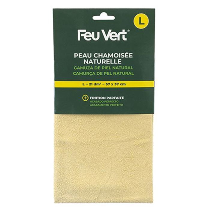 PEAU CHAMOISEE NATUR L Feu Vert