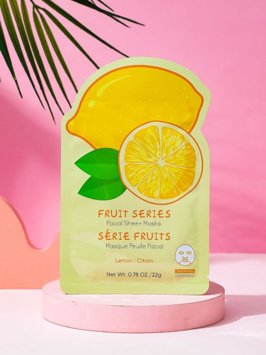 Masques en tissu Fruit Series  (Citron)