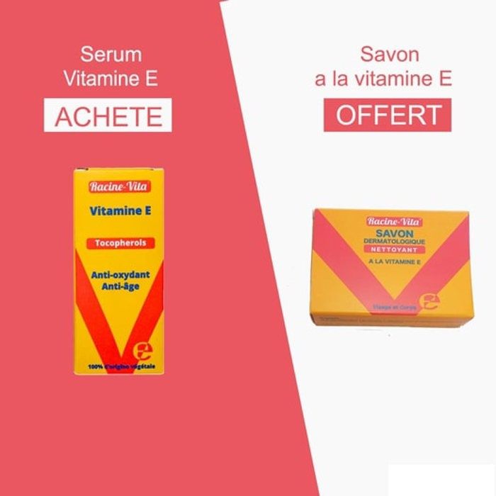 Racine Vita Duo Vitamine E " Serum Vit E 10ml+Savon Vit E 80gr "
