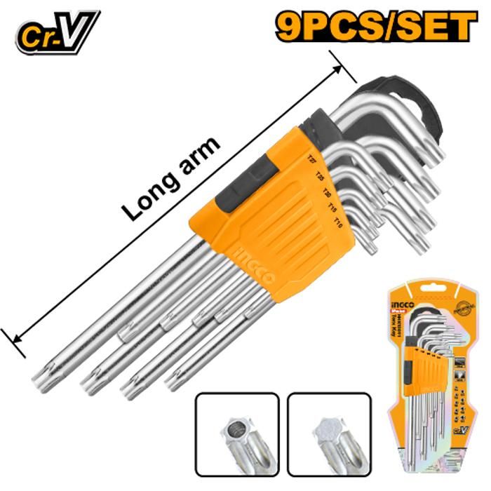 ClésTorx  Set de 9 pièces T10-T50