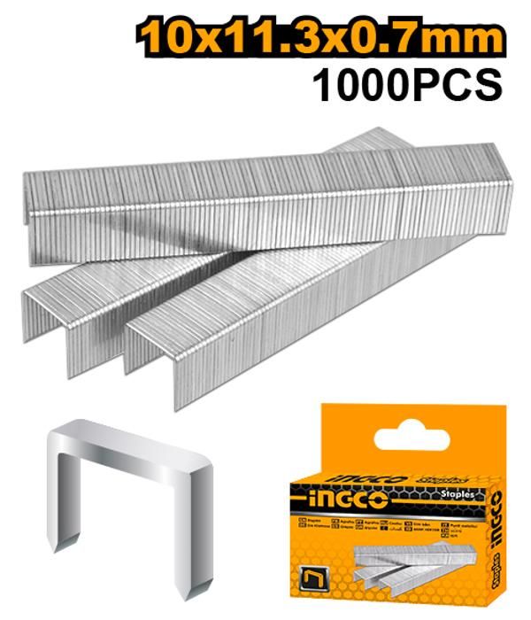 BOITE AGRAFE 1000PCS INGCO 10MM 0.7MM HSG1403