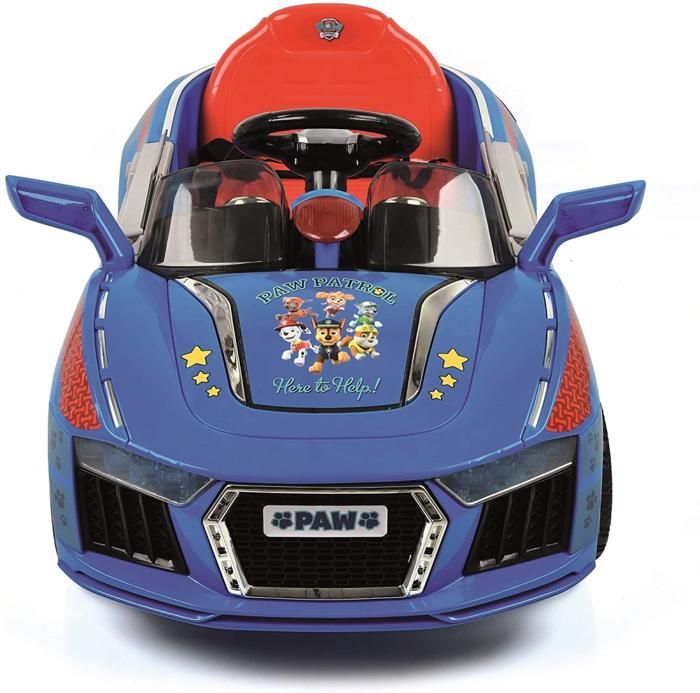 6v voiture électrique paw patrol blue