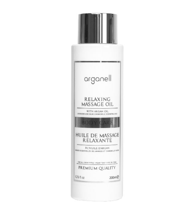 Arganell Huile De Massage Relaxante Lavande Et Camomille Bleue 200ml