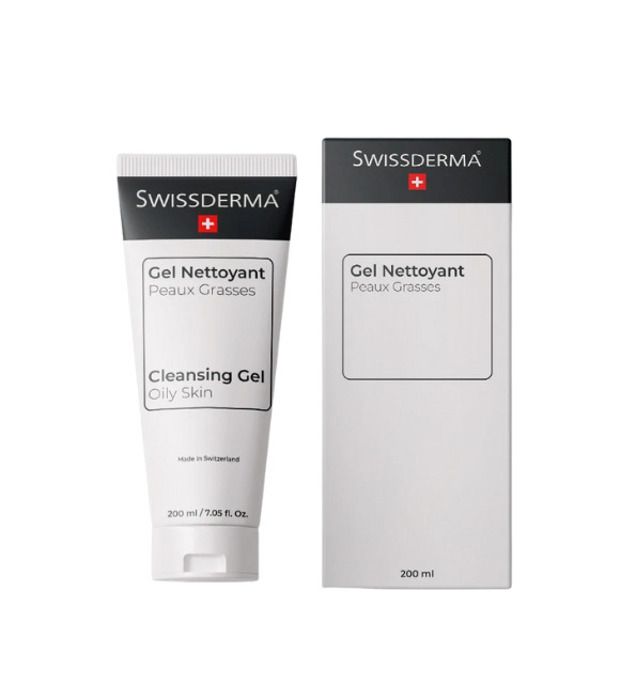 Swissderma Gel Nettoyant Peux Grasses 200ml