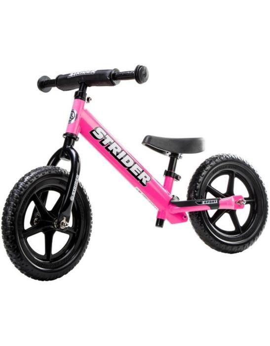 strider 12 sport balance bike - pink