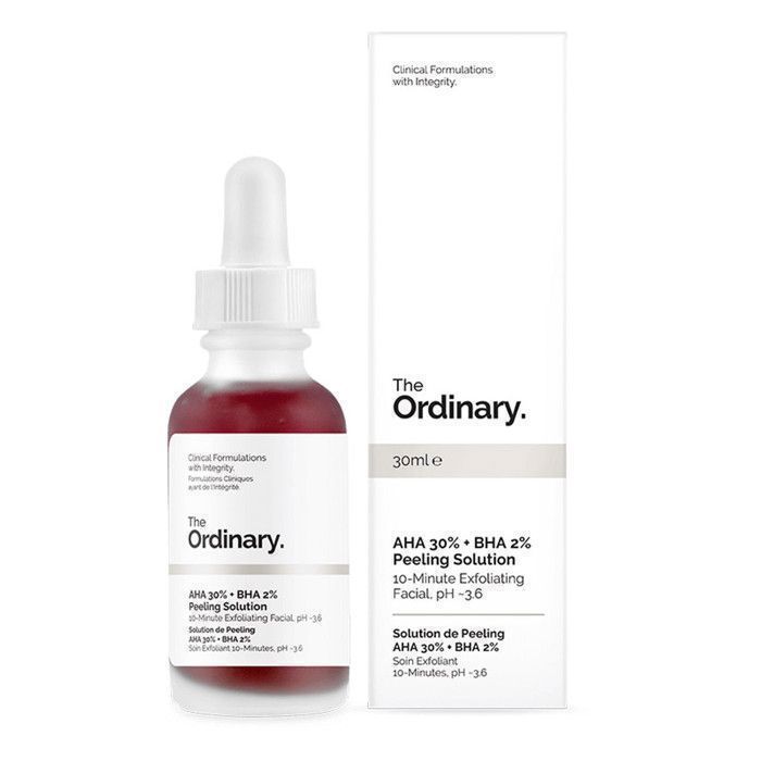 THE ORDINARY Solution De Peeling AHA 30% + BHA 2% Soin Exfoliant 30ml