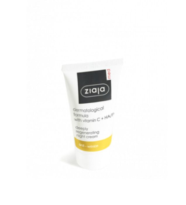 Crème de nuit - Ziaja Med - Vitamine C - 50 ml - Hypoallergénique - Tous types de peau