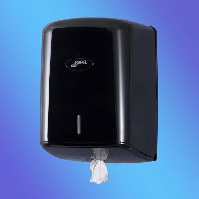 Distributeur de Papier Mèche Essuie Mains à Dévidoir Central Smart