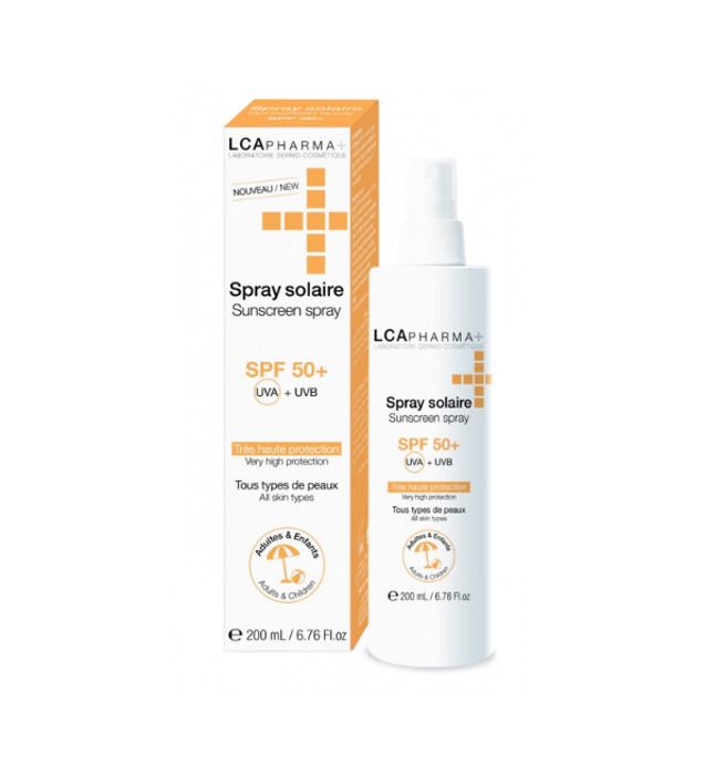 Lca ecran spray solaire spf50+ 200ml