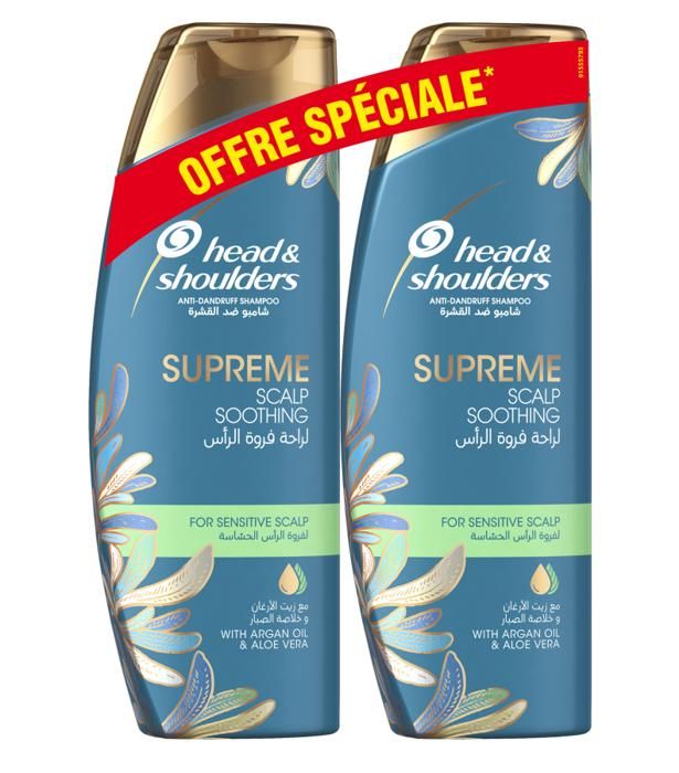H&S SUPREME SOOT 400ML SH x2 Spes. Offer