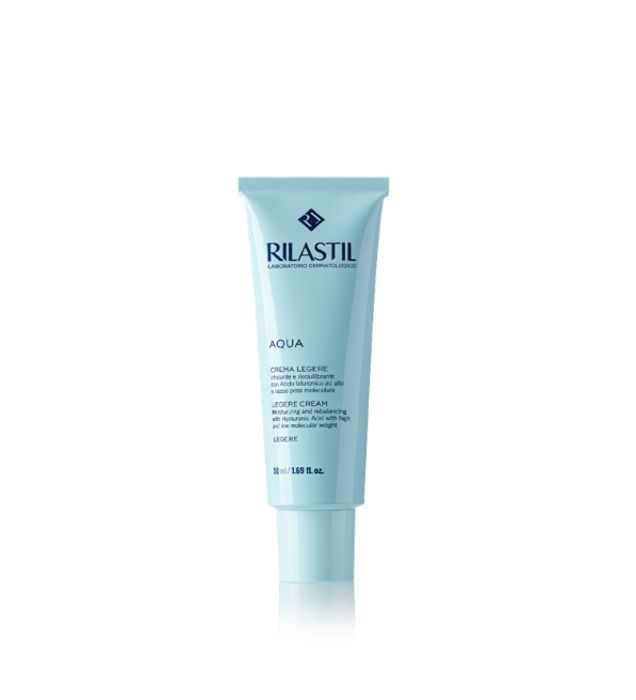 Rilastil Aqua – Crème fluide pour peau normale à mixte – 50 ml