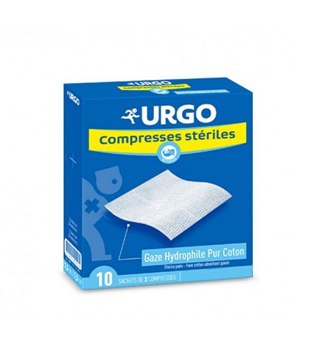 Urgo - Compresse Stérile - 30 x 30 Cm - Boîte de 10