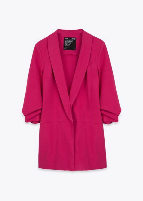 BLAZER À MANCHES RETROUSSÉES