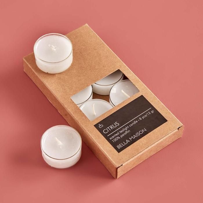 Bougie chauffe-plat 8 agrumes