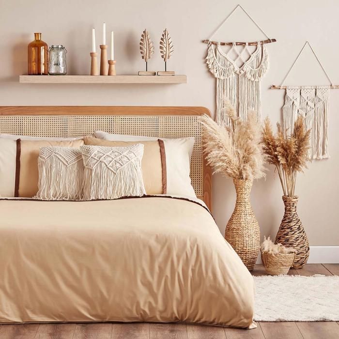 Parure de lit - Napoli - King Size - 100% coton - 240 x 220 cm - Beige