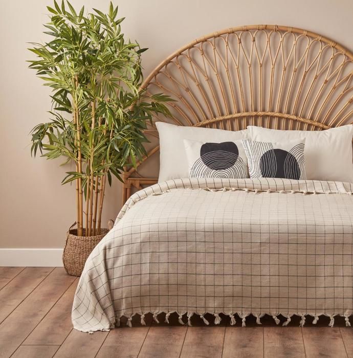 Couvre-Lit Double Cruz Gris (220x240 cm)
