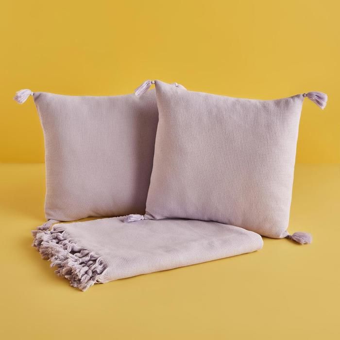 Housse de Coussin Picardie Lilas (40x40 cm)