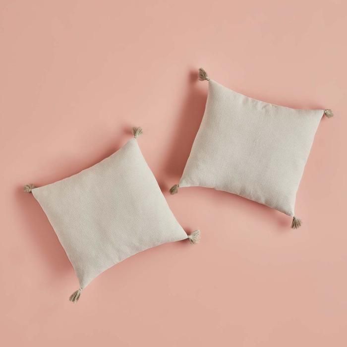 Housse de coussin Picardie Menthe (40x40 cm)