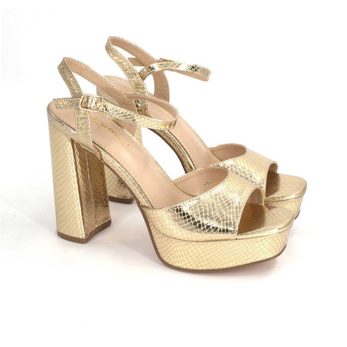 Sandales DYNA OR Croco