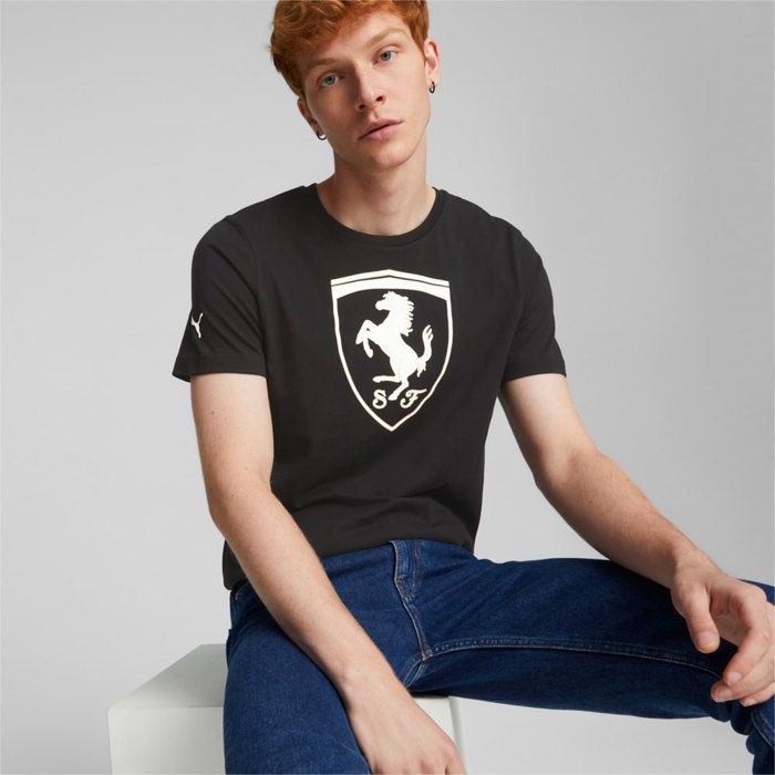 T-shirt Polera PUMA FERRARI RACE BIG SHIELD