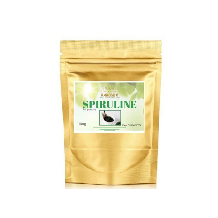 Parodex SPIRULINE  EN POUDRE - ANTIOXYDANT, RICHE EN FER, plein d ENERGIE