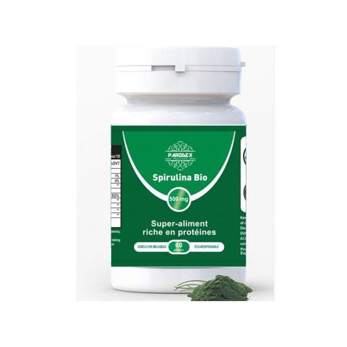 Parodex 100% Spiruline Naturel sous forme de Gélules 60