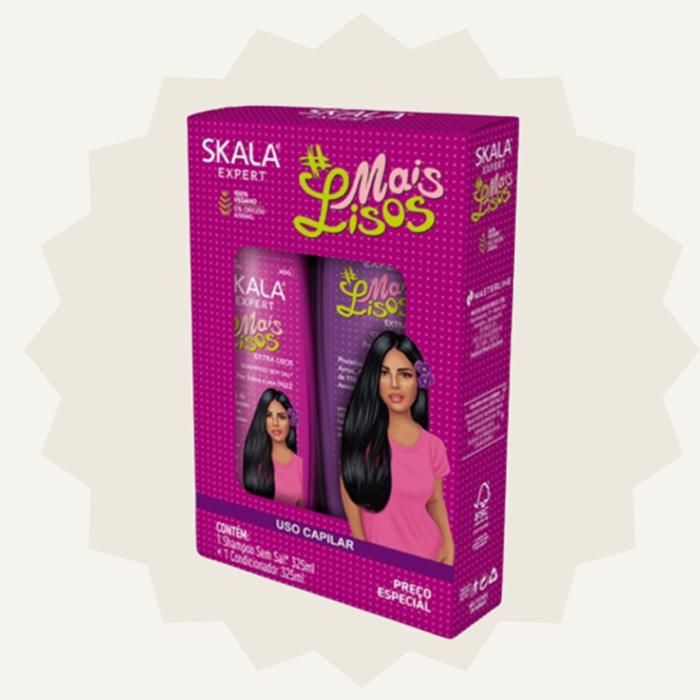 SKALA MAISLISOS ULTRA STRAIGHT pack shampoing + Conditionner (650ml) 100% Vegan