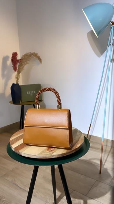 MINI SAC A MAIN AVEC POIGNEE FANTAISIE ET  SANGLE DETACHABLE