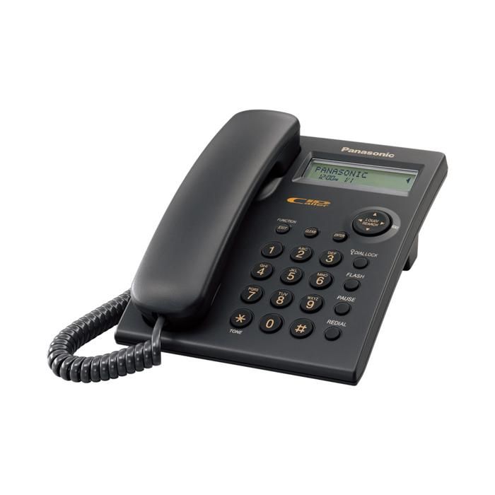Telephones Fixe avec fil monoligne kx-tsc11mx Écran LCD,16chiffres,2lignes