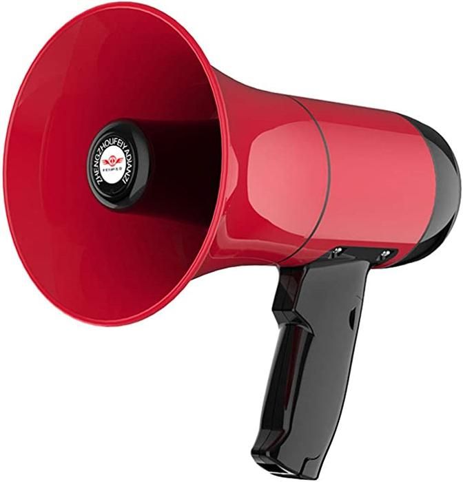 Megaphone A Main Rechargeable USB Amplificateur Porte Voix Pour Supporters et Activité Sportive SD