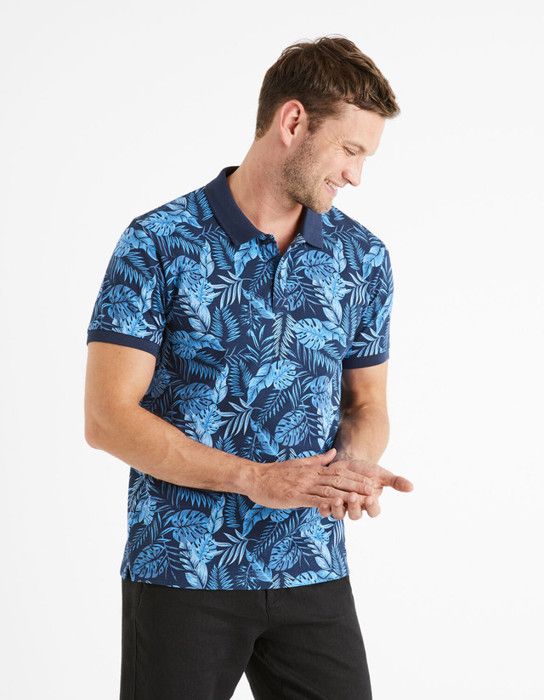 Polo imprimé 100% coton - CELIO