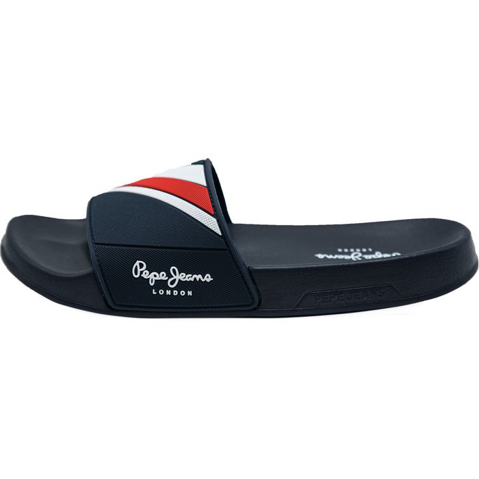 Tongs Pepe Jeans Slider Texture, Bleu, Homme