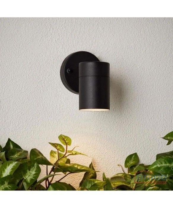 APPLIQUE MURALE RIGA NOIRE GU10  IP54