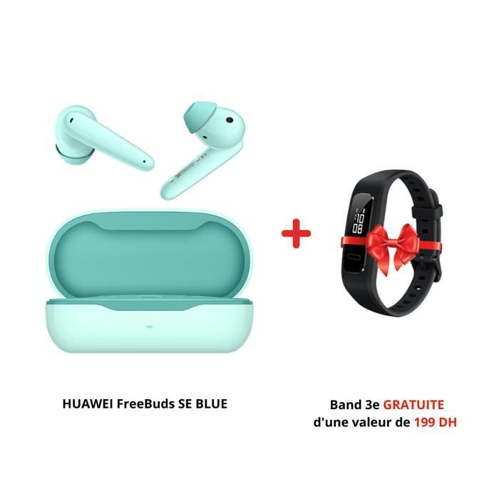Huawei Freebuds Se Blue + Huawei Band 3e Gratuite
