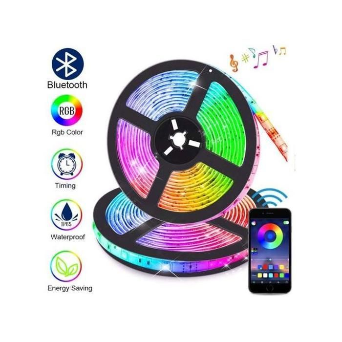 Bande lumineuse LED USB Bluetooth RGB 5V 5M