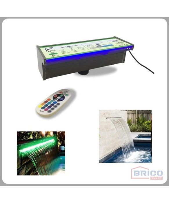 LAME D'EAU LED POUR FONTAINE 9W RGB 600MM + TELECOMMANDE