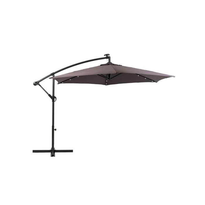 Parasol UMBERTO Avec Led - Anthracite
