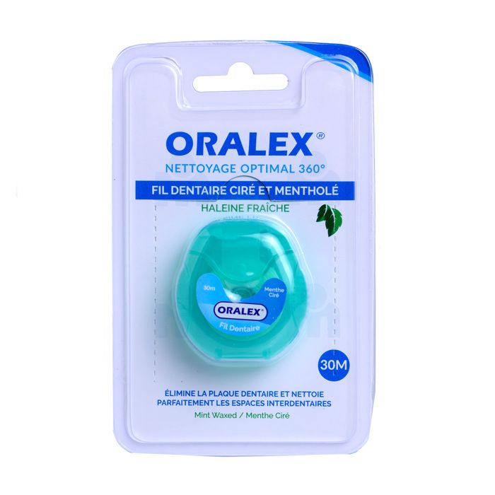 Fil Dentaire Oralex – Ciré & Fraîcheur Menthol 30 m