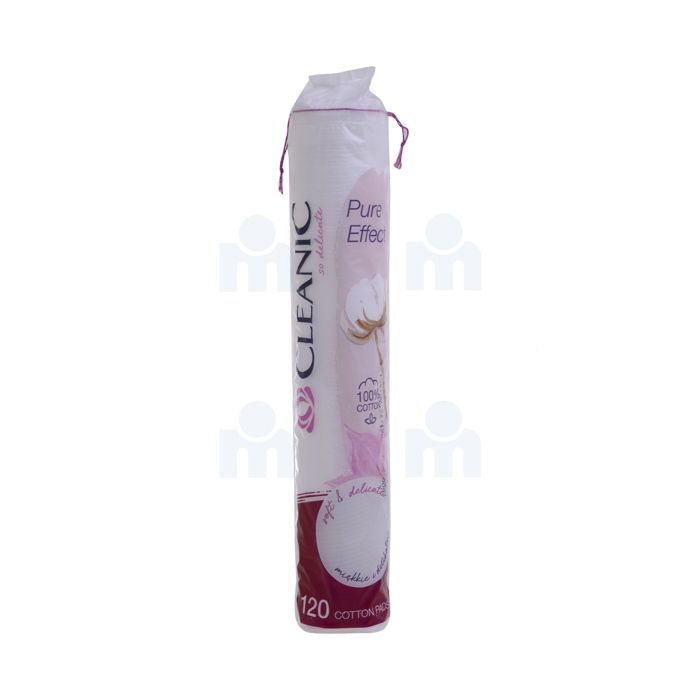Disques coton à démaquiller pure effect x120 unités - CLEANIC
