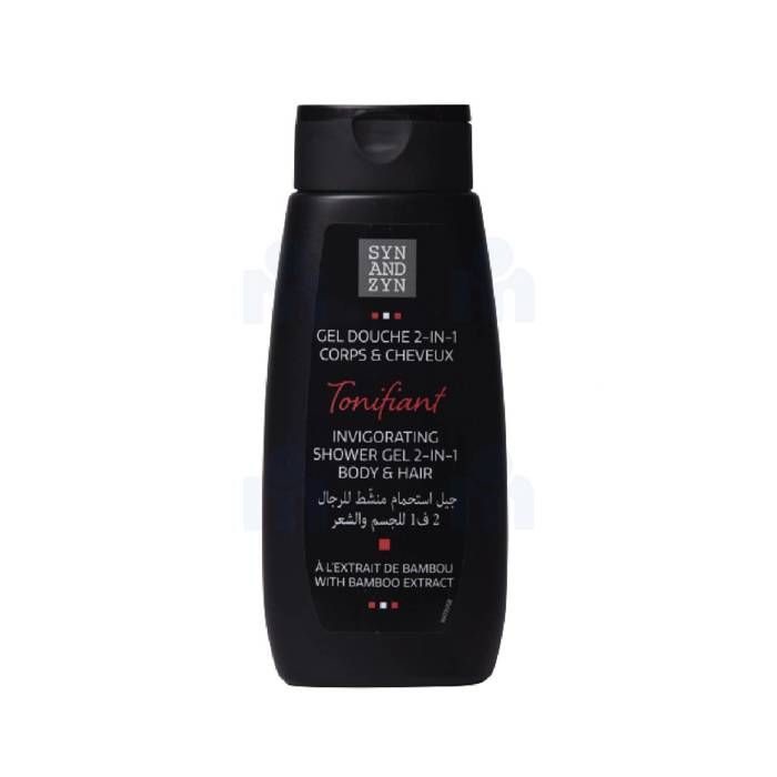 Gel douche 2 en 1 corps et cheveux Tonifiant 250ml - SYN & ZYN