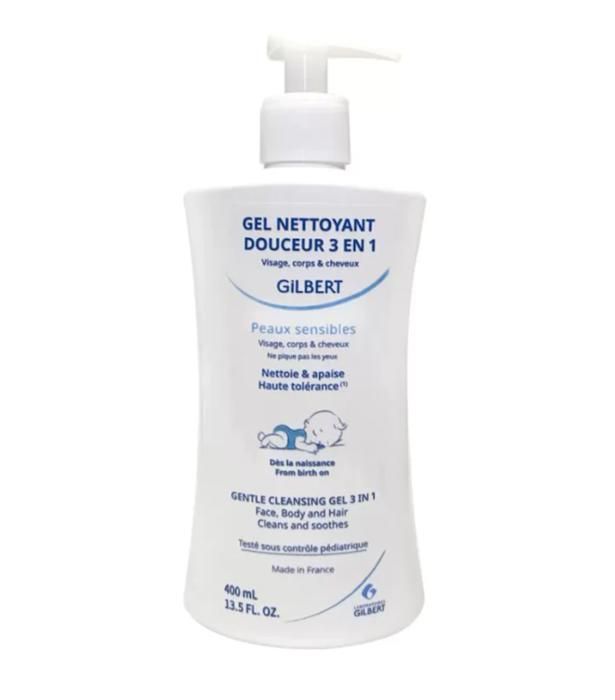 Gilbert Gel Nettoyant Douceur 3 en 1 - 400ml