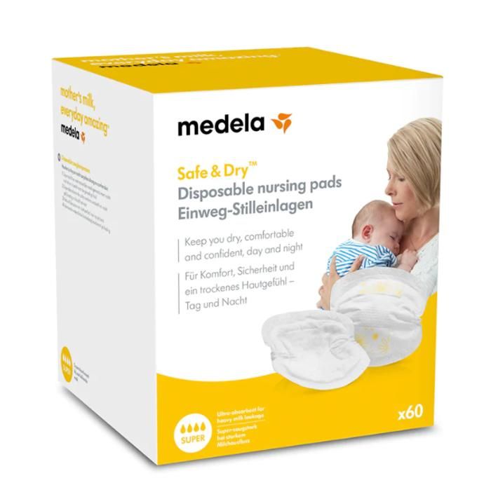 Coussinets d'allaitement jetables Medela - 60 unités