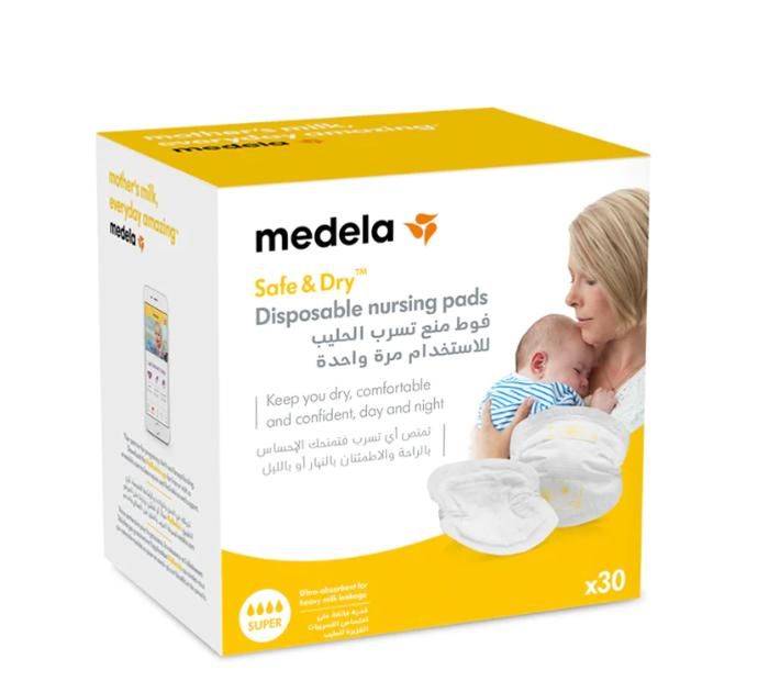 Coussinets d'allaitement jetables Medela - 30 unités