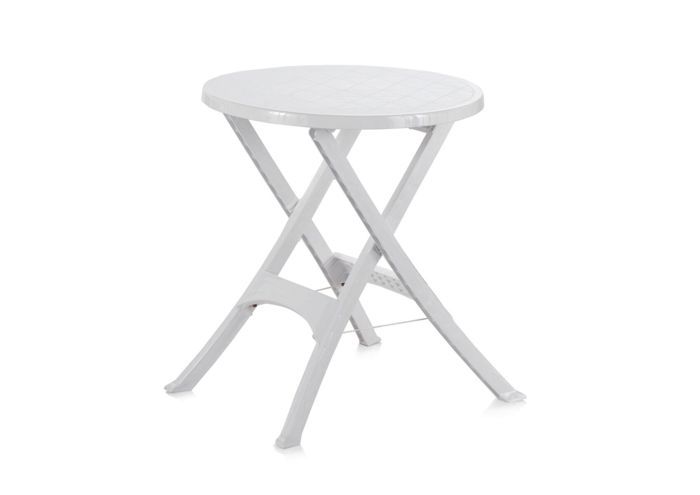 Table Ronde Pliable MERCURIO - Blanc